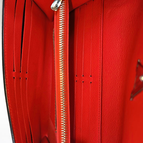 LOCKME BB Calfskin Red Wallet