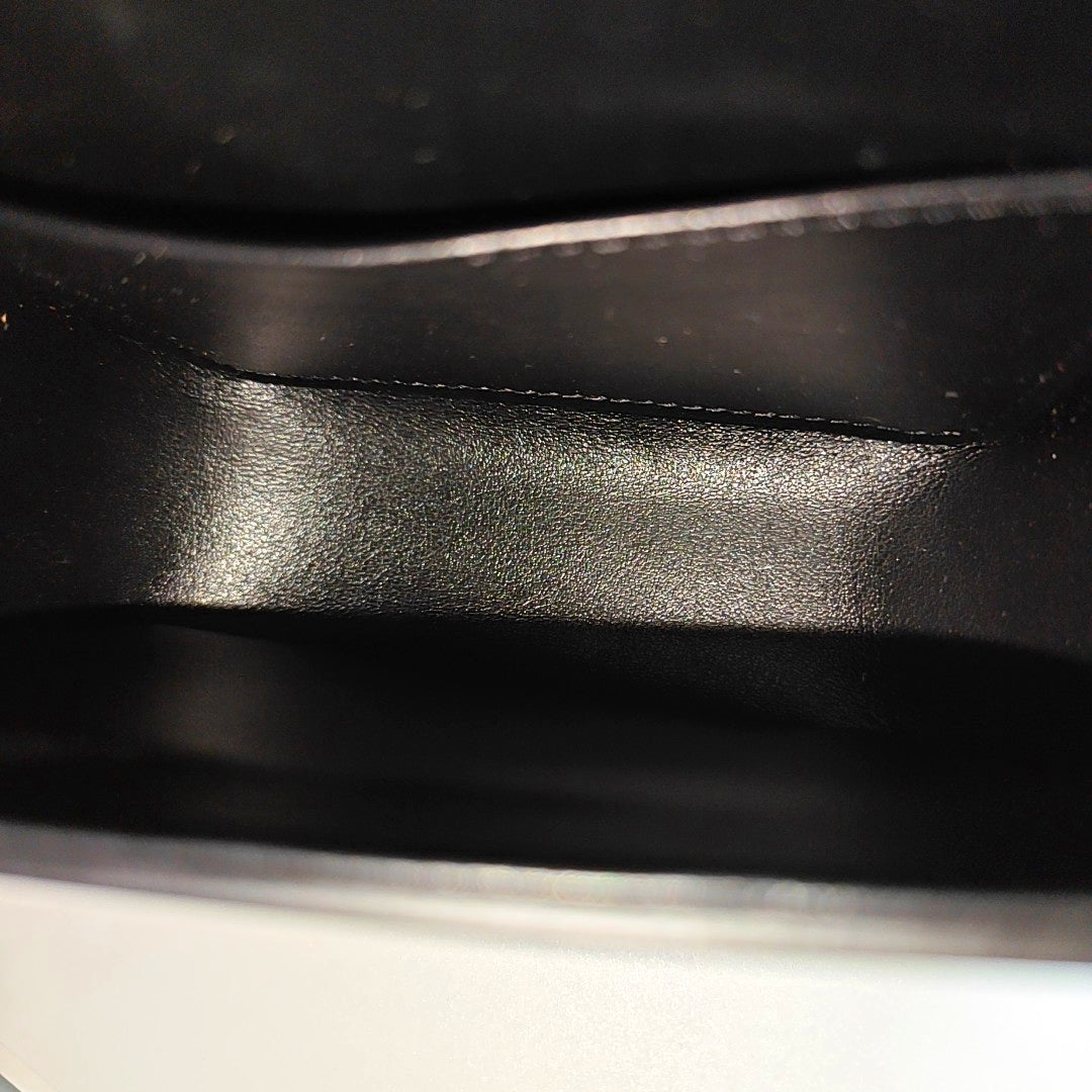 Authenticated pre-owned  TRIOMPHE Mini Calfskin Black - Belt Bag at Looply