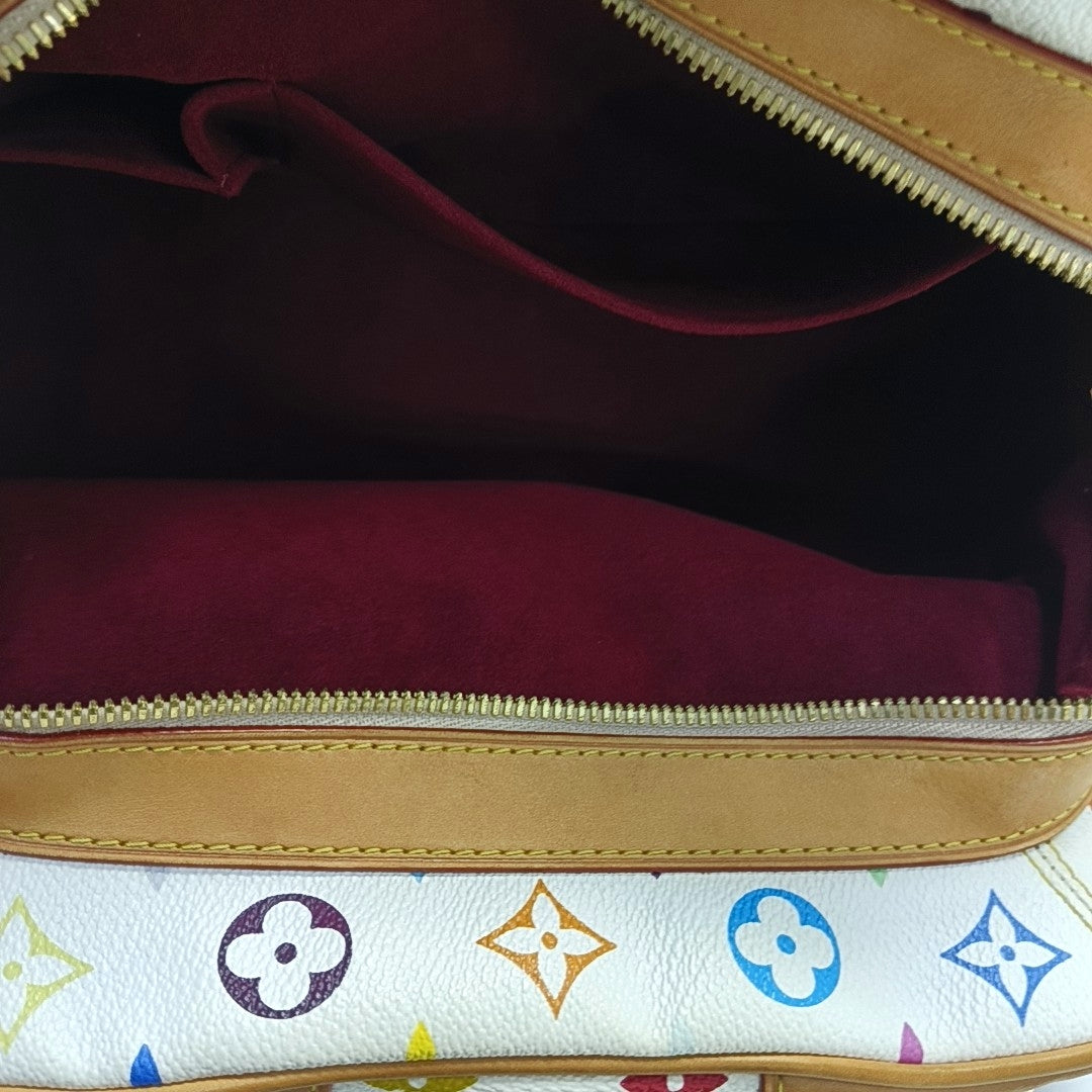 LV × TM CLAUDIA Monogram Coated Canvas White