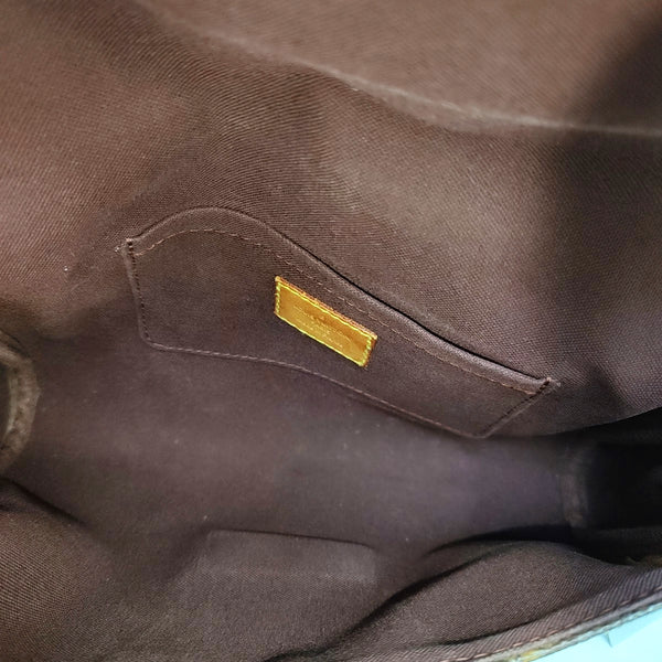 FAVORITE PM Coated Canvas Brown