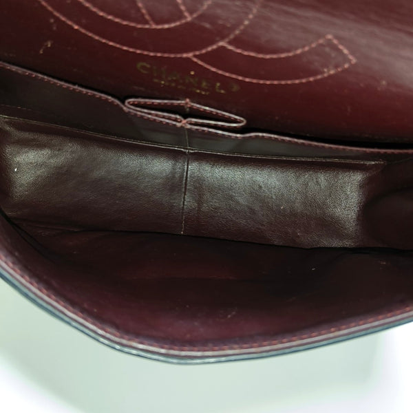 Authenticated pre-owned  2.55 227 (jumbo) Quilted Calfskin Black - Shoulder Bag at Looply