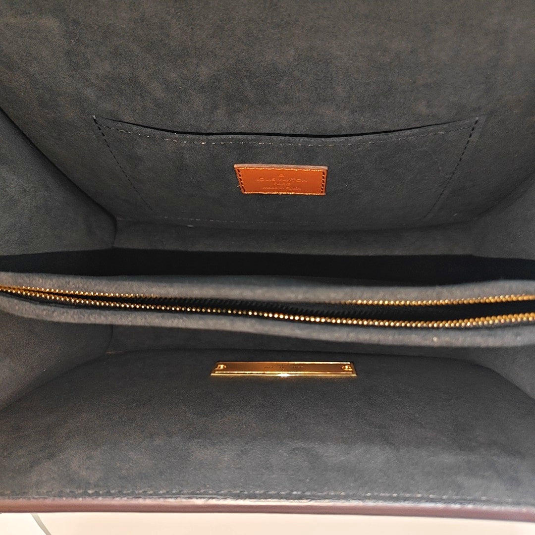 DAUPHINE MM Monogram Coated Canvas Brown