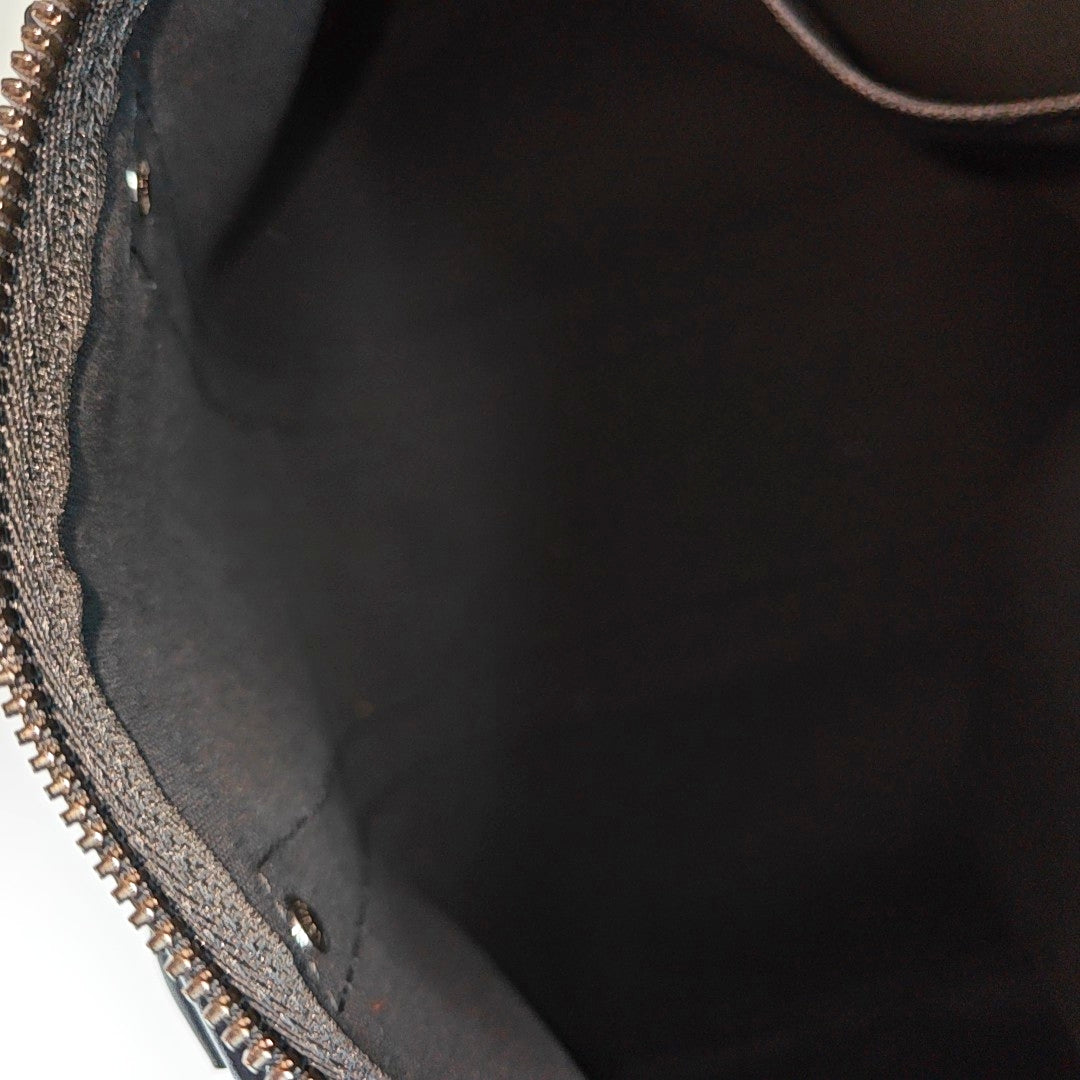 KEEPALL 35 Monogram Coated Canvas Black