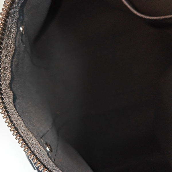 KEEPALL 35 Monogram Coated Canvas Black