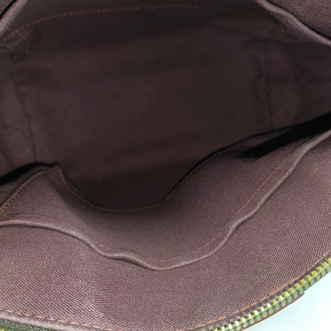 TURENNE Monogram Coated Canvas Brown