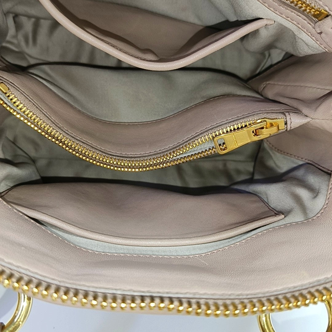 Madras Quilted Lambskin Pink