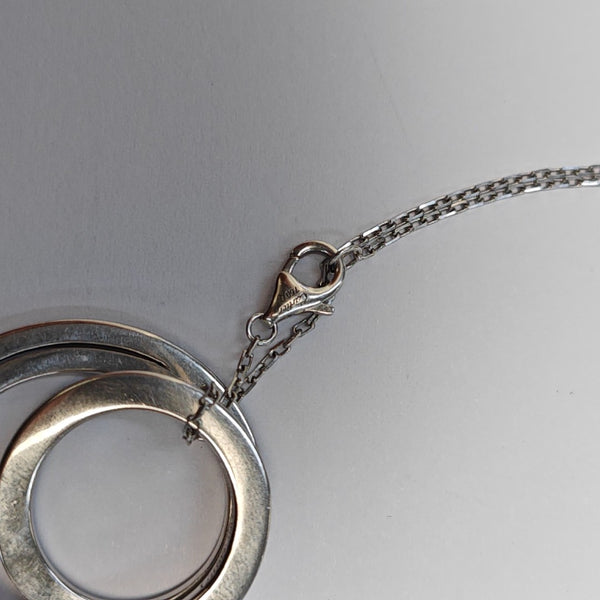 ETINCELLE DE CARTIER 18k White Gold Silver Necklace
