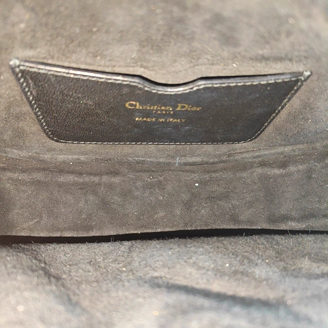 Dior Vibe Hobo Quilted Lambskin Black