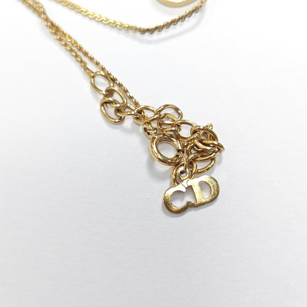 Petit CD Metal Gold Necklace