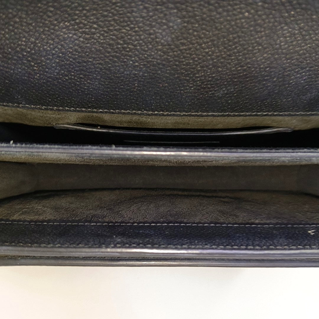 SUNSET Medium Calfskin Blue