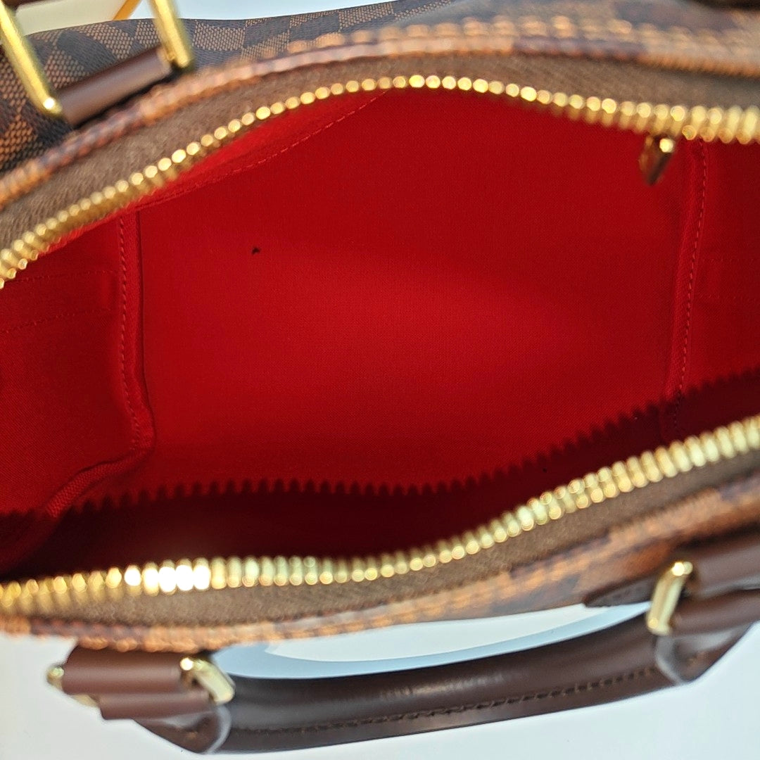 SPEEDY 25 Damier Ebene Coated Canvas Brown