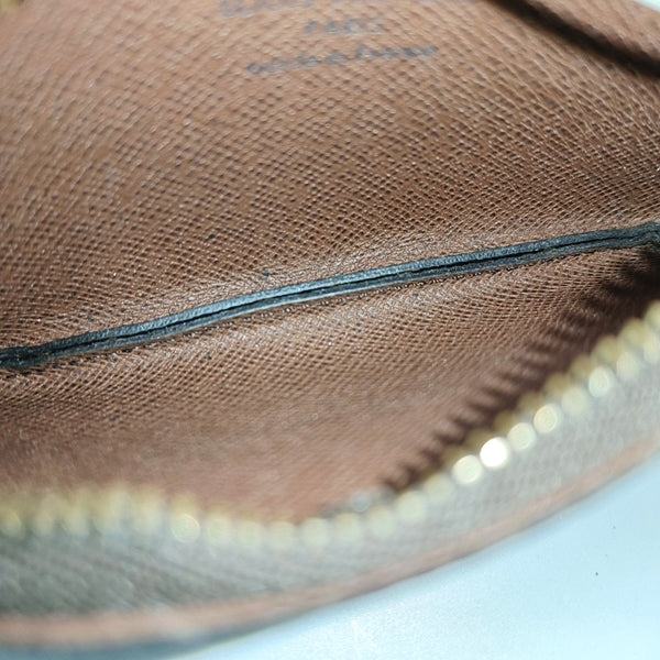 Monogram Coated Canvas Key Pouch Brown