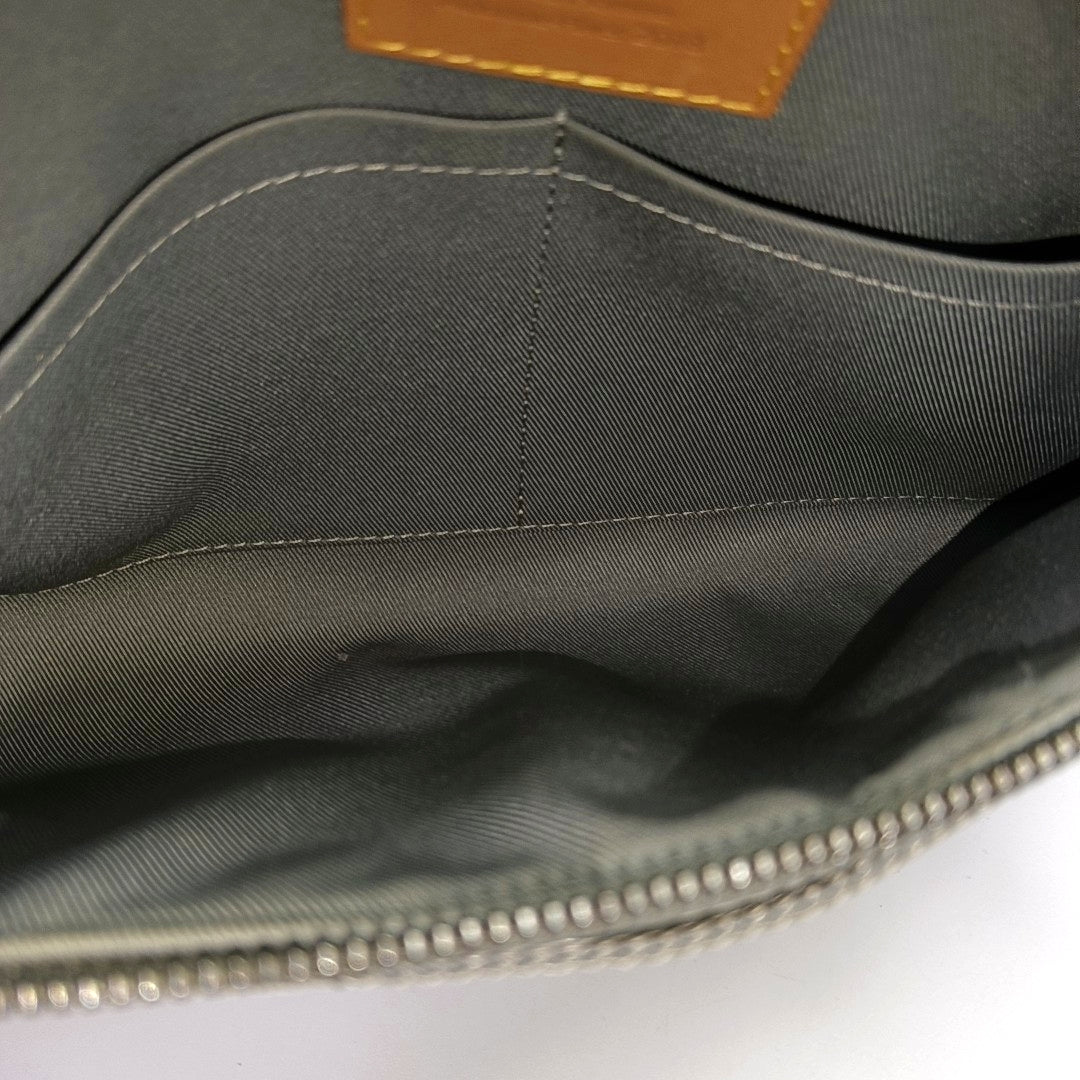 Monogram Coated Canvas Shoulder Bag Green