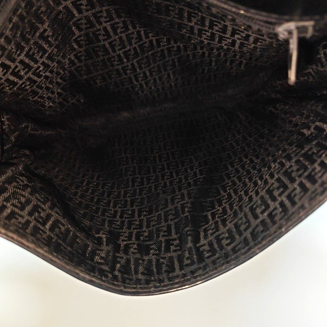 Calfskin Shoulder Bag Black