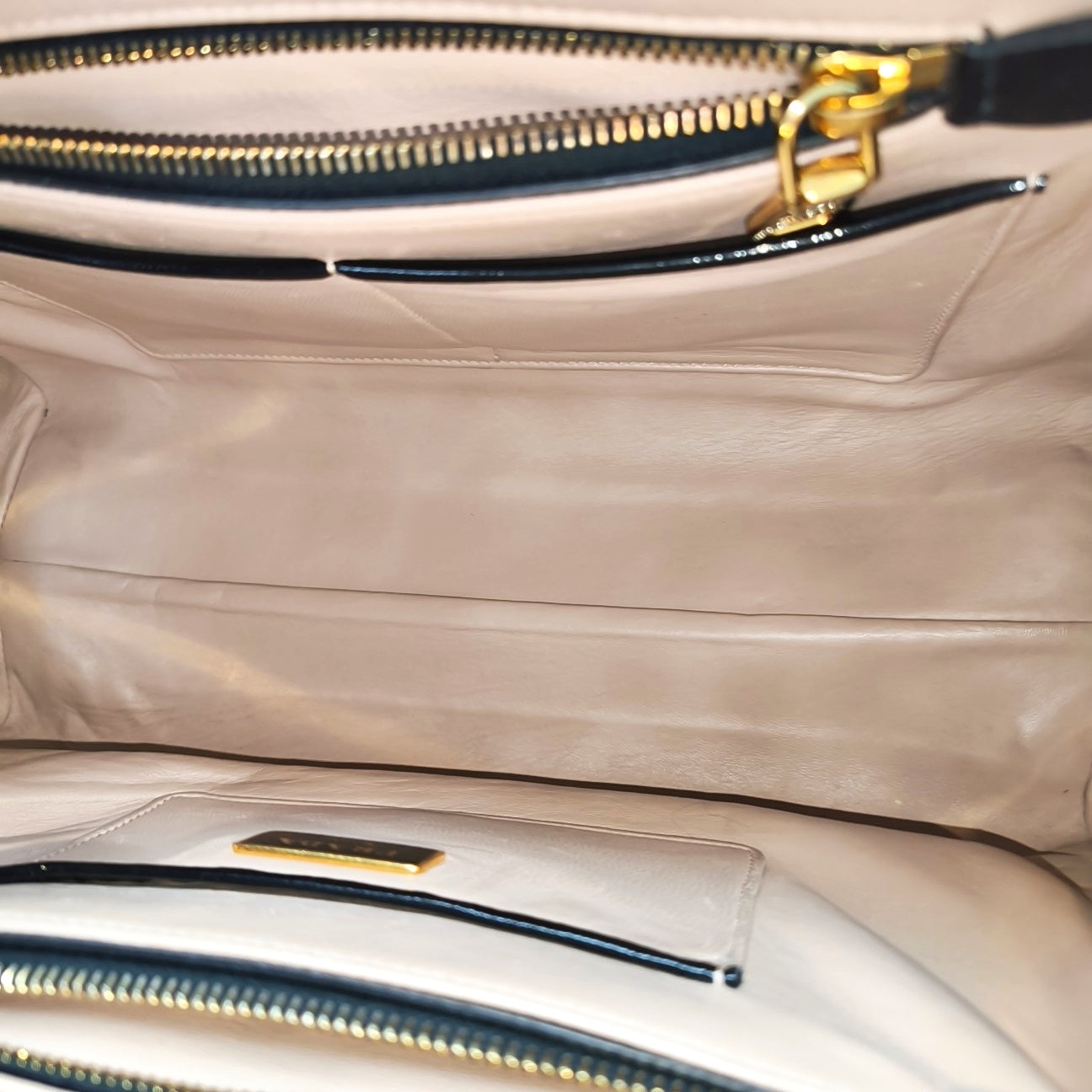 Saffiano Calfskin Top Handle Bag Black