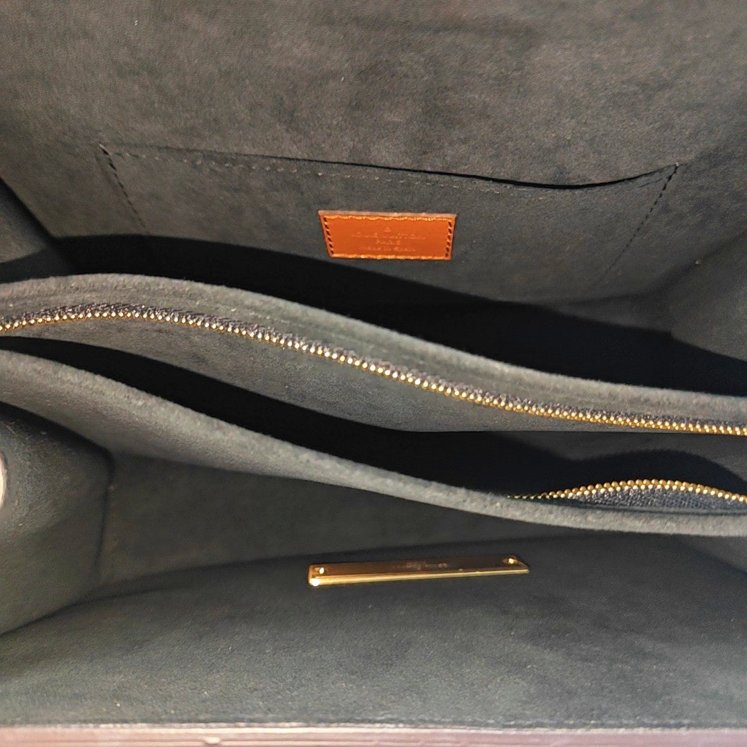DAUPHINE MM Monogram Coated Canvas Brown