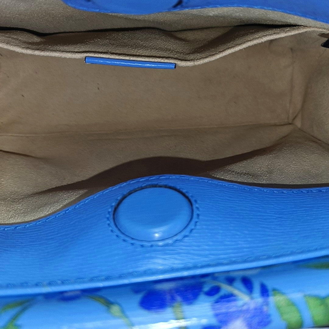 Nymphaea Mini Calfskin Blue
