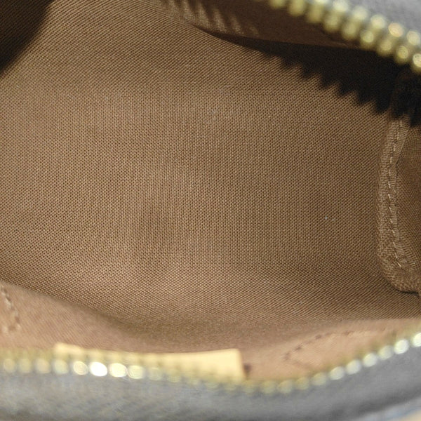 SPEEDY Nano Monogram Coated Canvas Brown