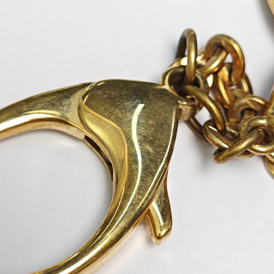 Metal Bag Charm Gold