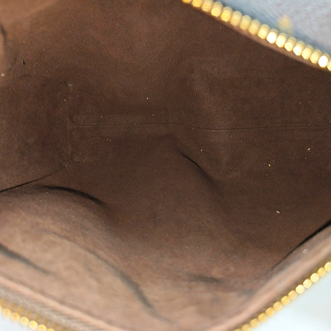 SIDE TRUNK MM Monogram Coated Canvas Brown