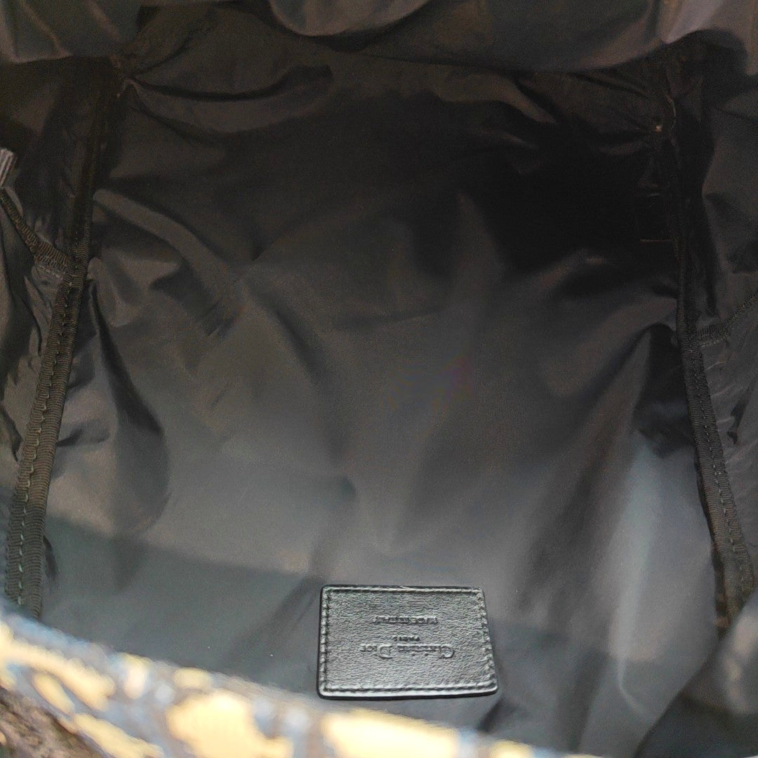 Diortravel Oblique Canvas Blue