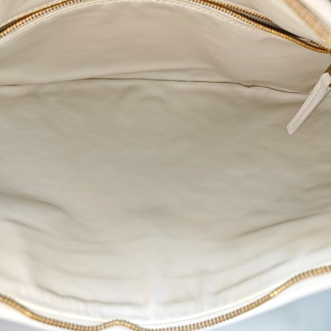 Gemelli Large Lambskin White