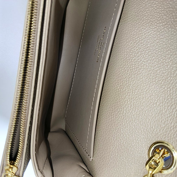 MARCEAU Monogram Calfskin Beige