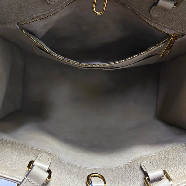 ONTHEGO MM Monogram Calfskin Grey