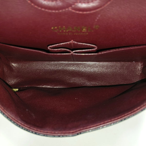 CLASSIC FLAP Small Quilted Grained Calfskin Black