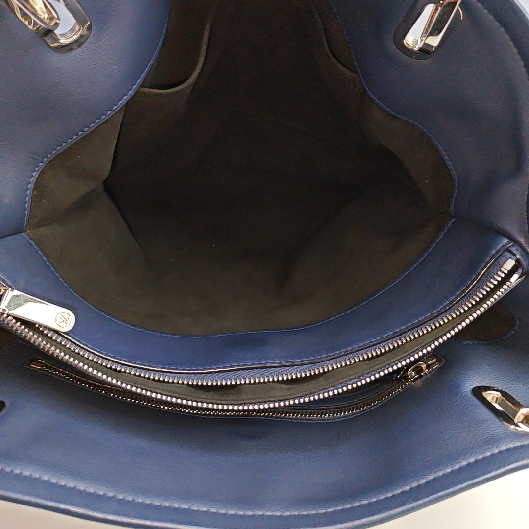LILIA PM Monogram Calfskin Blue