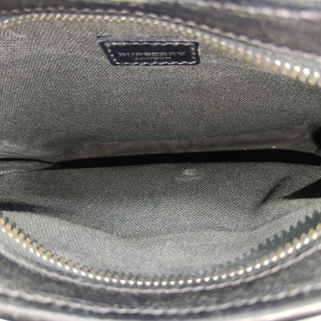 Coated Canvas Shoulder Bag Beige