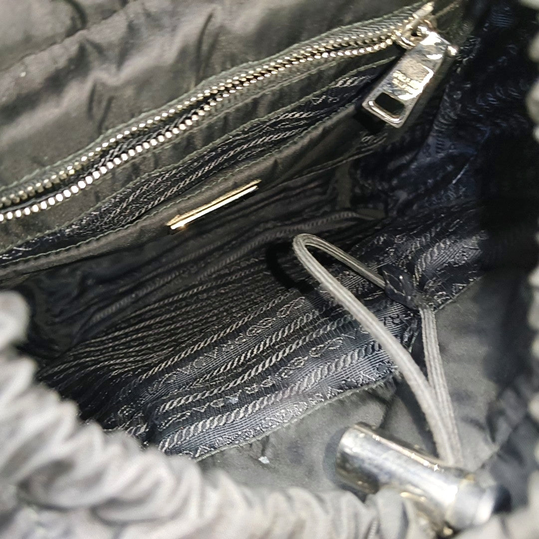 Nylon Backpack Black