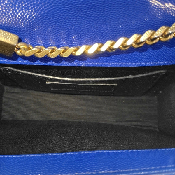 Authenticated pre-owned  KATE Mini Calfskin Blue - Shoulder Bag at Looply