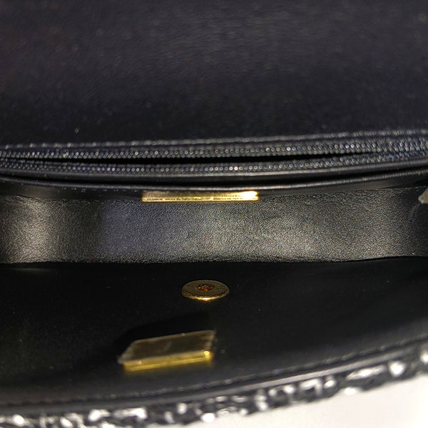 Wool Shoulder Bag Mini Black