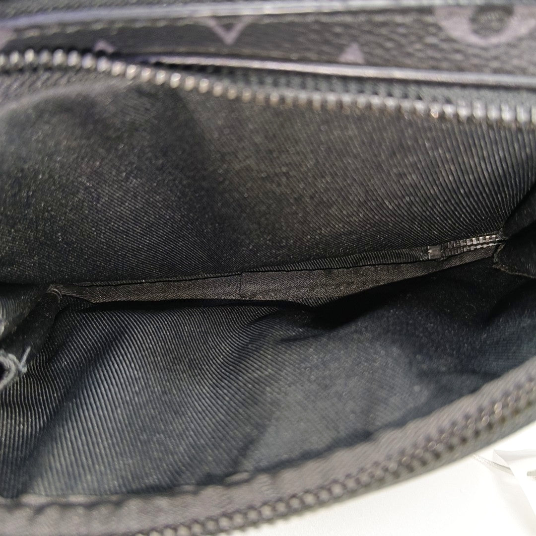 ALPHA Nano Monogram Coated Canvas Black
