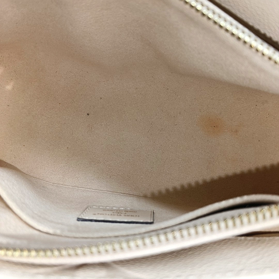 ONTHEGO EAST WEST Monogram Calfskin Beige