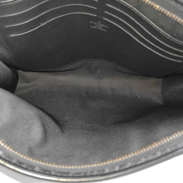 Pochette Voyag MM Monogram Coated Canvas Black