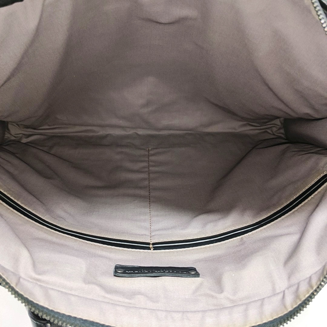 Calfskin Top Handle Bag Black