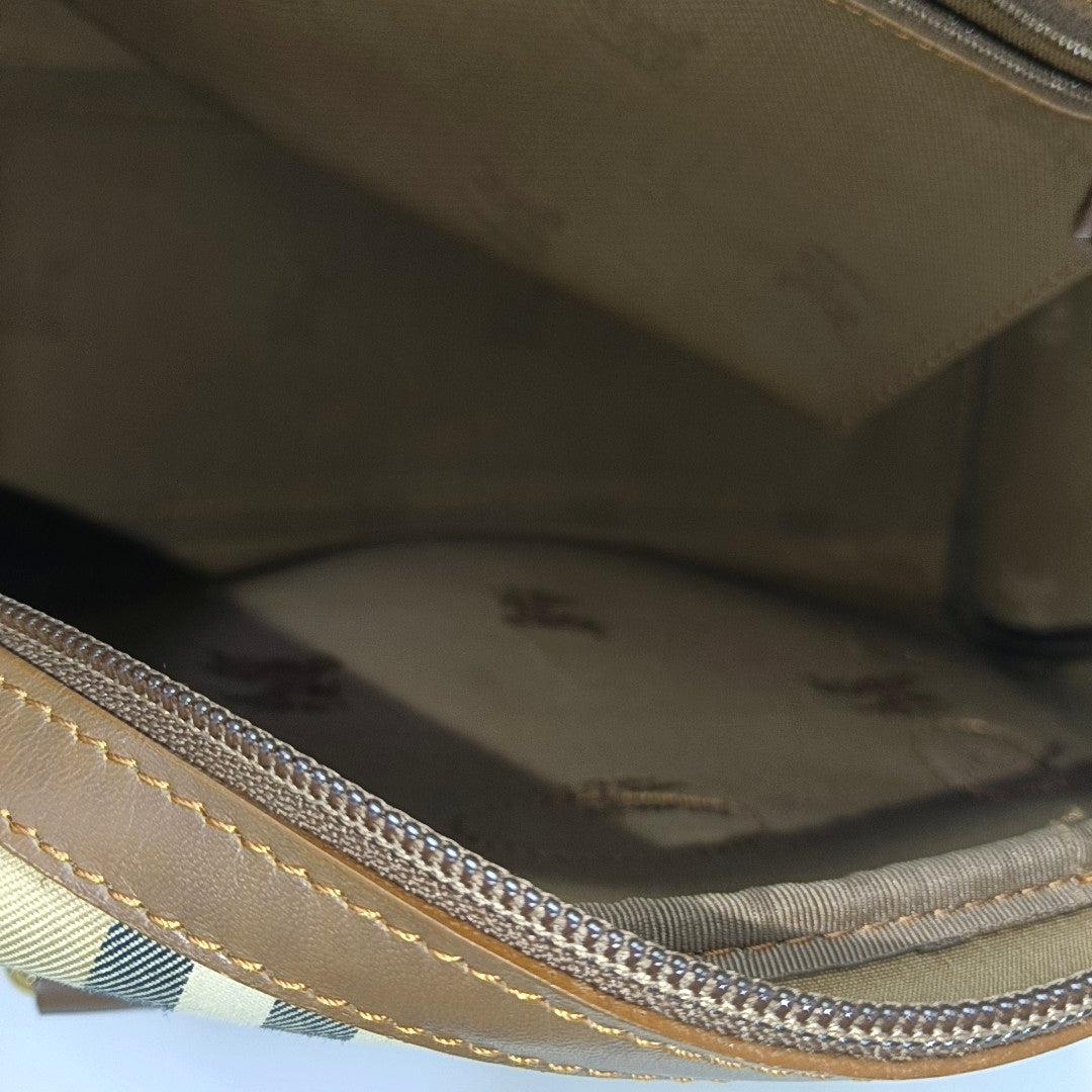 Canvas Top Handle Bag Beige