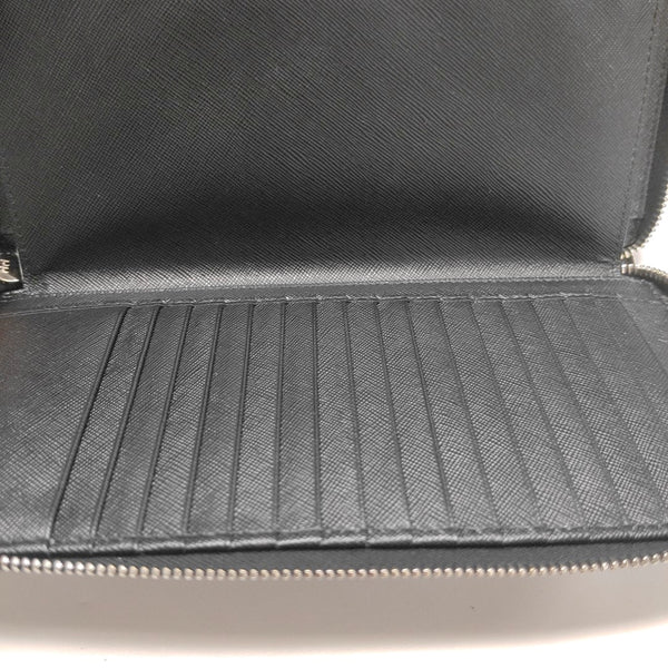 Saffiano Calfskin Clutch Black