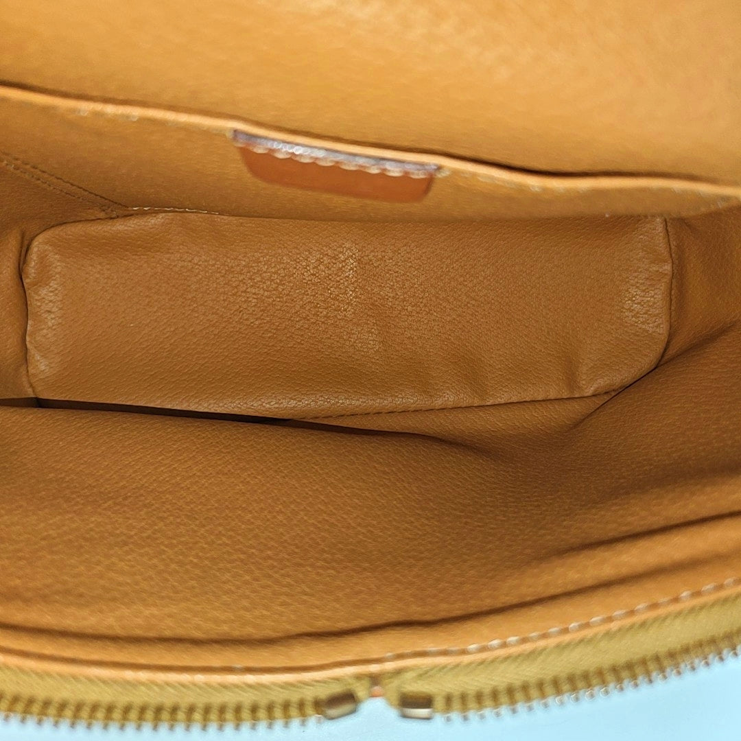 MACADAM TOP HANDLE COSMETIC BAGS Coated Canvas Brown