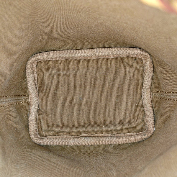 NÉONOÉ Nano Monogram Coated Canvas Brown