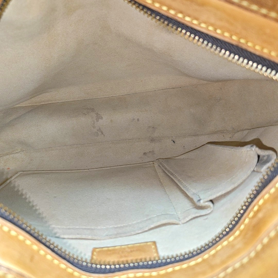 HUDSON MM Monogram Coated Canvas Brown