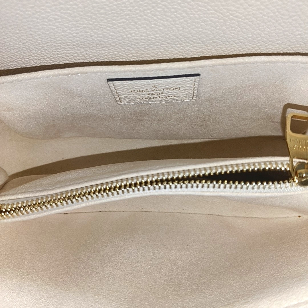 MÉTIS EAST WEST Monogram Calfskin Beige