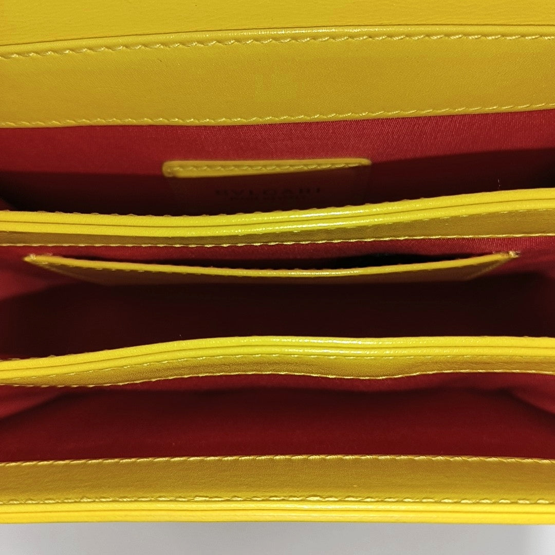 BVLGARI Calfskin Yellow