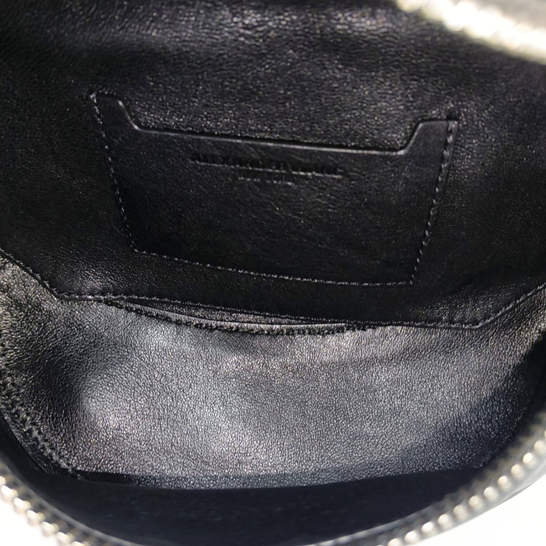 Calfskin Shoulder Bag Black