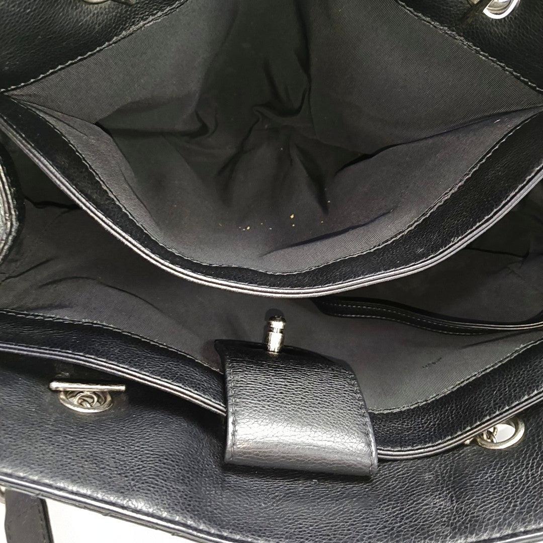 Quilted Calfskin Black