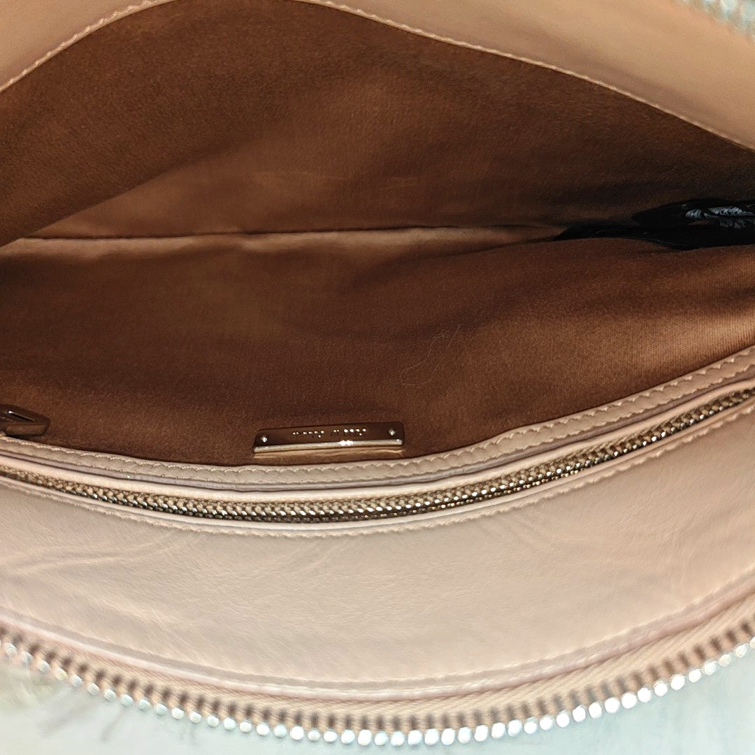 Quilted Fabric Shoulder Bag Multicolor