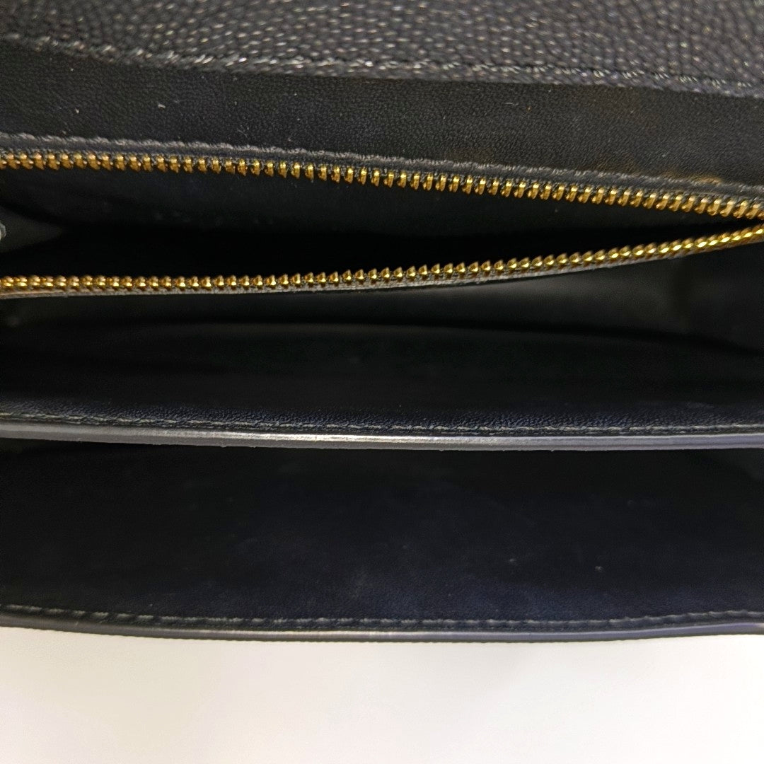 TB Small Calfskin Black