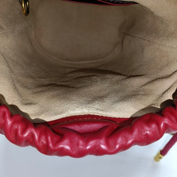 GG Marmont Mini Quilted Leather Red